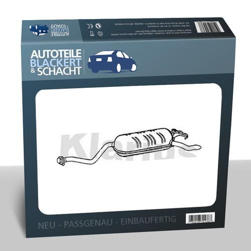 Auspuff esd endtopf - auspuff,