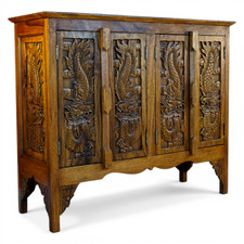 Akazie massivholz schrank - massivholz,