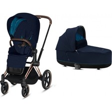 Kinderwagen Cybex Priam 3 Rosegold Nautical Blue NEU!!