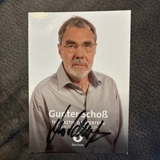 Autogrammkarte Gunter Schoß 2025 handsigniert ARD Tierarzt Dr. Mertens 