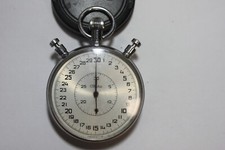 große russische Slava Stoppuhr mit Schleppzeiger 65 mm