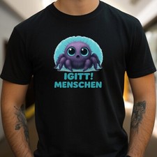 Funshirt Spinne mit Ekelblick