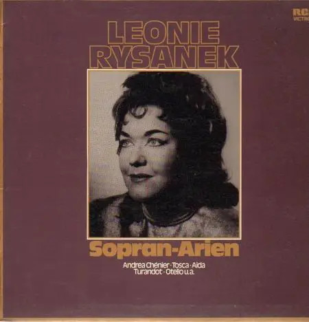 Leonie rysanek sopran - rysanek, sopran-arien