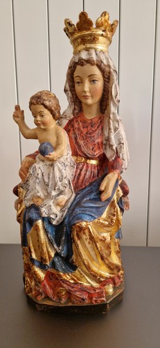 Spätgotische madonna antik - madonna,,