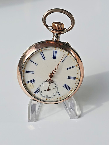 Antike 800 silber taschenuhr - antike,