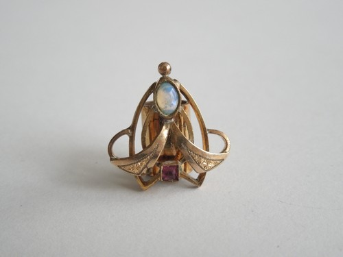 Kettenschieber antik opal - kettenschieber,