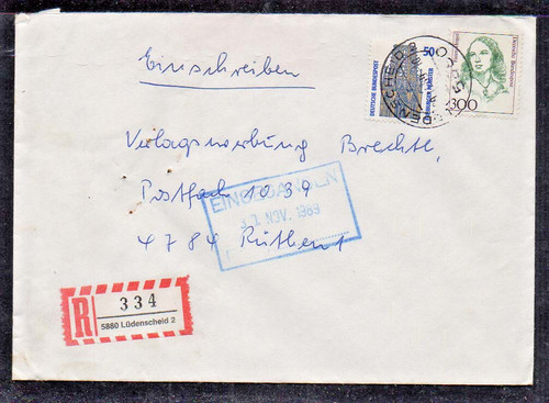 1139 ebf einschreiben brief - 1139,