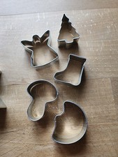 Advent Plätzchen Ausstecher Backförmchen Plätzchenform Stiefel Tanne Engel...5x