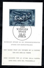 Schweiz 1945 Mi. Bl. 11 Block