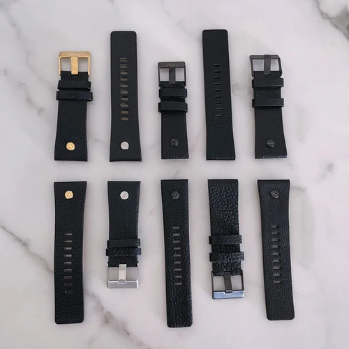 Leder uhrenarmband passend - leder,