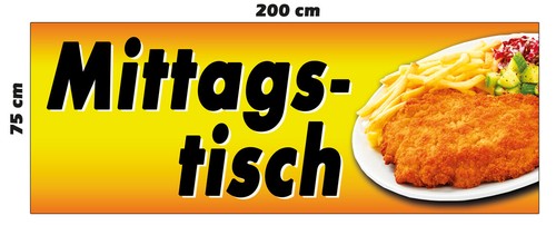 Banner mittagstisch 200 75 - banner,