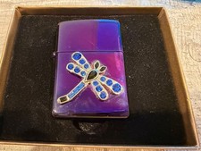 Zippo Dragonfly Satin Blue