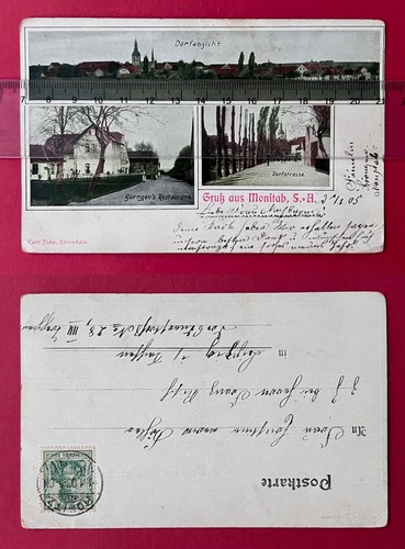 Monstab bei altenburg 1905 - ak,