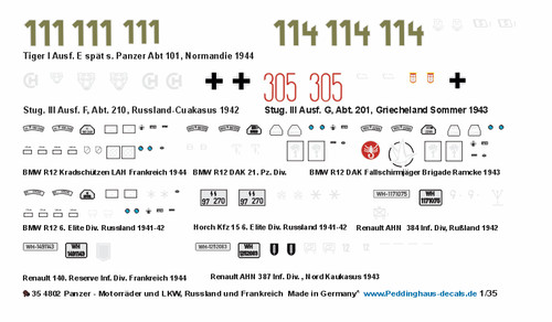 Peddinghaus decals 4802 - 1-35,