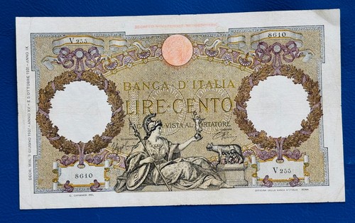 Banknote aus italien 100 - italien,