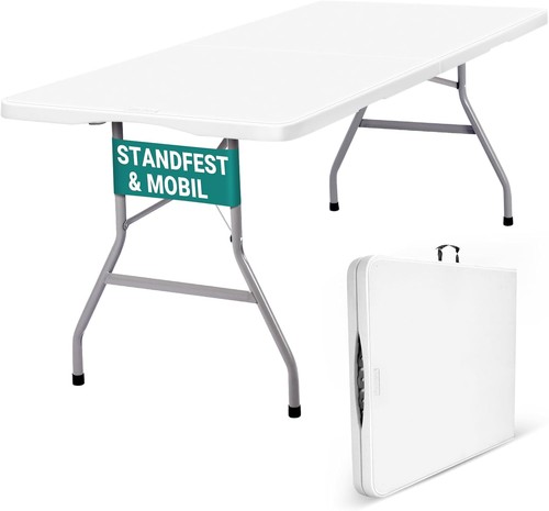Klapptisch 180cm tragbar - 180cm,