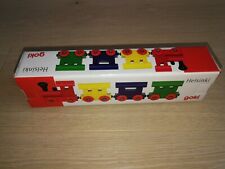 GOKI Holz Zug * Modell Helsinki * Lokomotive mit 3 Waggons * Holz Magnet * NEU