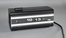 WIGO SD12 Wecker 70er Jahre Vintage Uhr elektrisch Sekundenanzeige Fach #C4