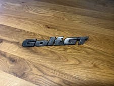 VW Original GOLF GT Hinten Schriftzug Emblem Logo Chrom - 191853687 M