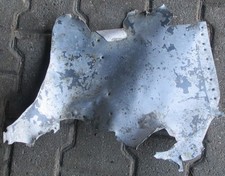 Bodenfund Blechteil Flugzeug