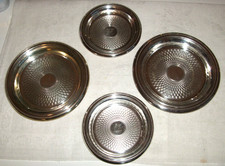 4 antike Untersetzer