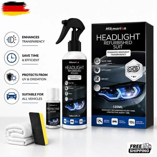 Headlight restoration fluid - headlight,