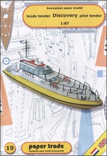Modellbaubogen   Lotsenboot "Discovery"  Maßstab 1:87