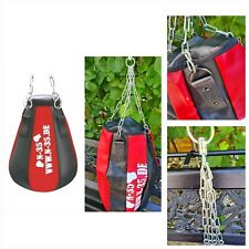 N-35 Boxsack + Kette Boxbirne Sandsack Boxsport TOP Fitness Geschenk Boxen NEU