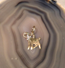 Sternzeichen Anhänger Widder Gold 333 8KT Bicolor Brillant 0,01ct 13,5mm 0,5g