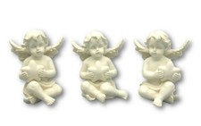 3 Engel Figuren mit Stern