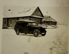 1941-45! 1x Foto PKW Auto KFZ Kennzeichen Russland Wehrmacht 2. Weltkrieg