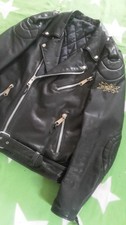 Lederjacke Motorrad Biker Oldschool Vintage BELMO  DESIGN   LEDERJACKE Gr 52