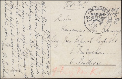 Deutsche marine schiffspost - deutsche, marine-schiffspost