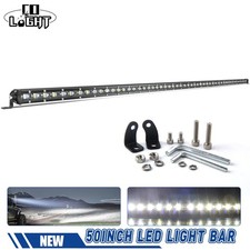 50Zoll Slim LED Lightbar Dach Offroad Zusatzscheinwerfer für Jeep Wrangler JK TJ