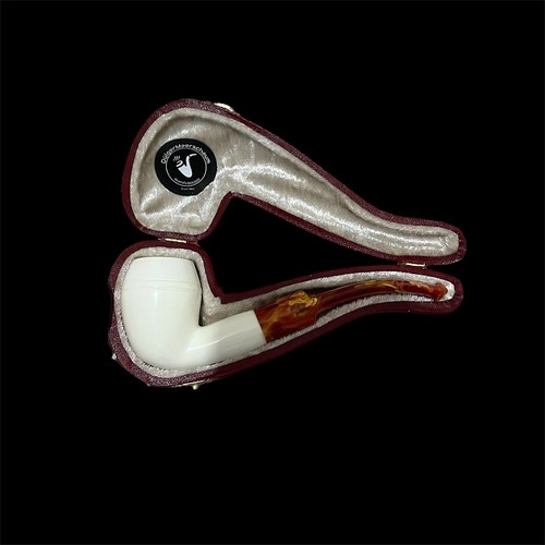 Bulldog meerschaumpfeife glatt - bulldog,