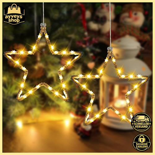 Leuchtstern weihnachtsdeko - leuchtstern, 2