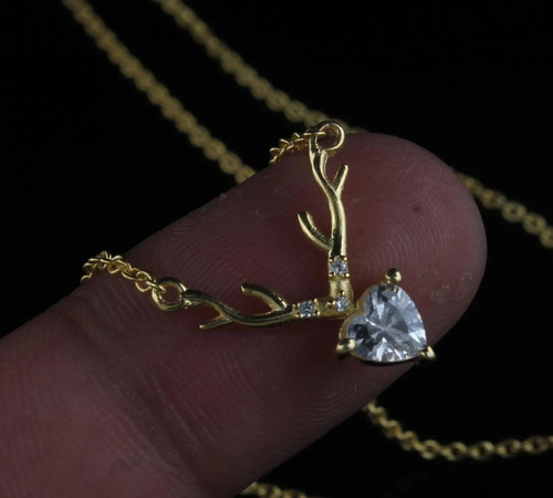 Weiße diamant kette - kette, anhänger