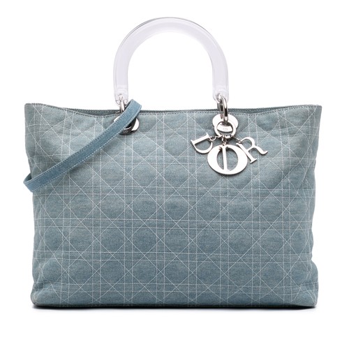 Dior large denim cannage - large,