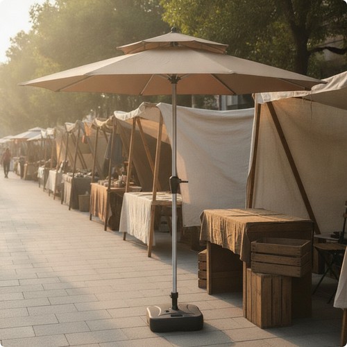 Sonnenschirm mit ständer - sonnenschirm,