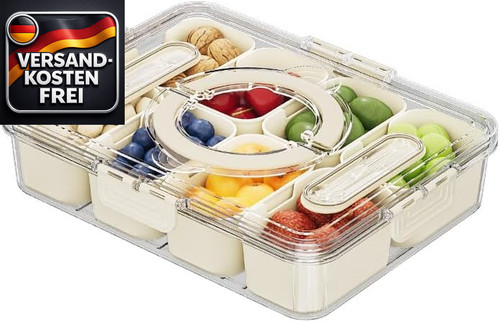 Snackbox mit fächern - mit,