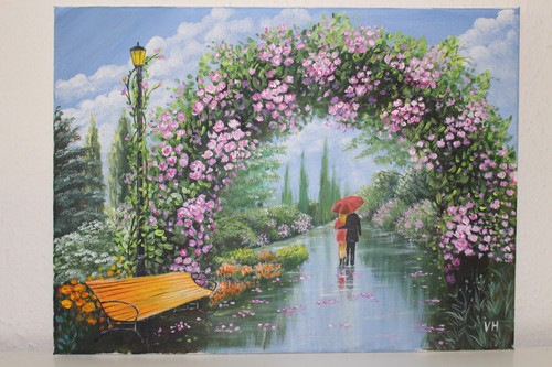 Original handgemalt acryl - handgemalt, bild