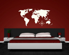 Weltkarte Wandsticker Motiv