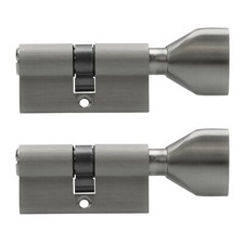 2x Knaufzylinder 60mm 30/30