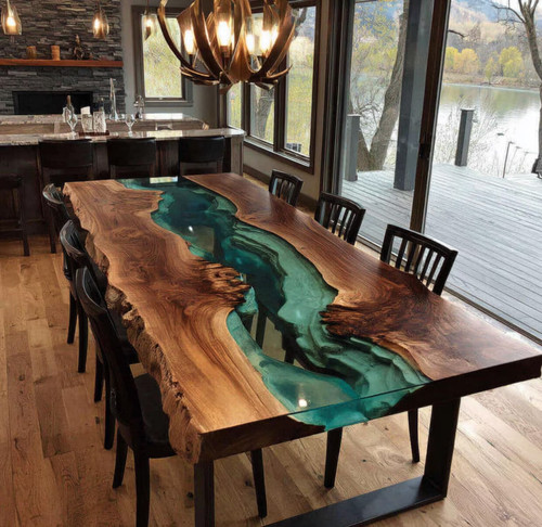 Live edge nussbaum epoxidharz - live,