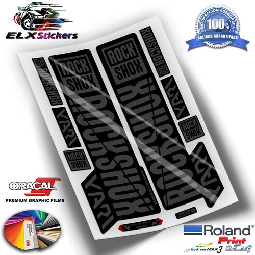 Rockshox yari gabelaufkleber - rockshox,