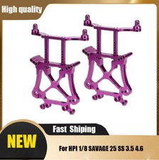 Front Rear Shock Tower Damper Plate & Body Post For HPI 1/8 SAVAGE 25 SS 3.5 4.6