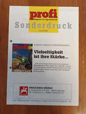 Prospekt profi Amazonen Werke