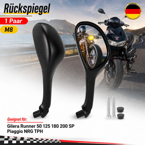 Rückspiegel schwarz paar - m8,