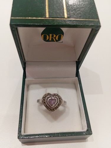 Silberring mit amethyst und - silberring,