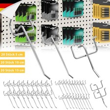 60x Lochwandhaken Metall